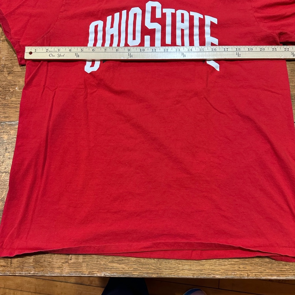 Nike OHIO state size XL tshirt red athletic fit - Picture 4 of 7